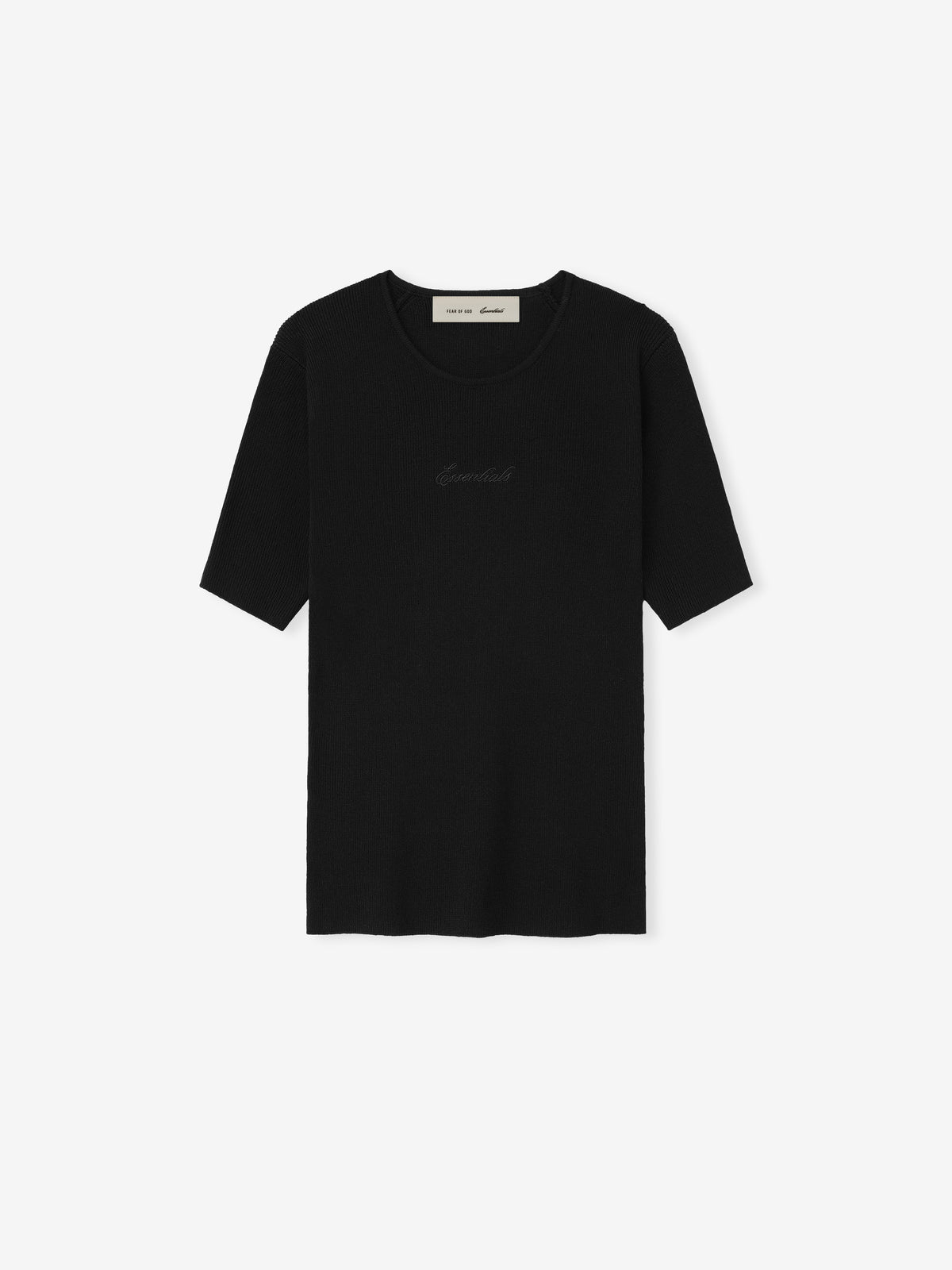 192SP267691FW_WOMENS_SIGNATURE_RIB_KNIT_FITTED_SHORT_SLEEVE_TEE-VINTAGE_BLACK_1