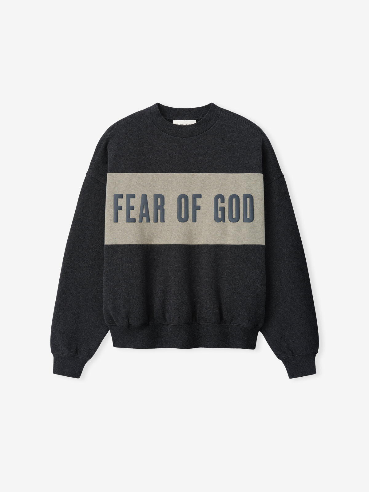 RW00282_CROPPED_RELAXED_PANELLED_SWEATSHIRT-IRON_GREY_HEATHER_SEAL_HEATHER_1